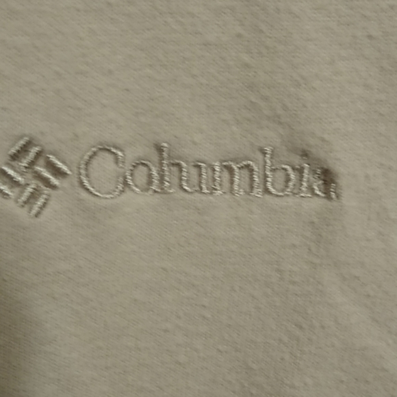 Columbia short sleeve cream colored polo shirt M - Picture 3 of 5